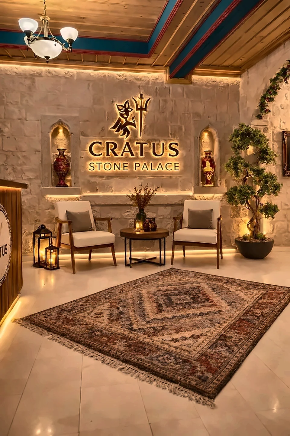 Лобби Cratus Stone Palace